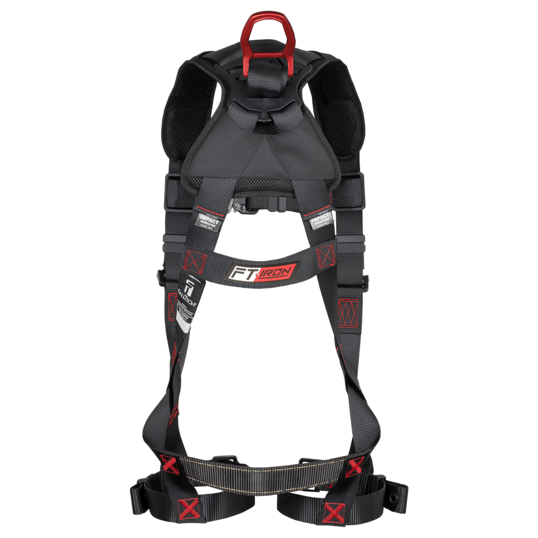 8143B - FT-Iron™ 1D Standard Non-Belted Full Body Harness, Tongue Buckle Leg Adjustment