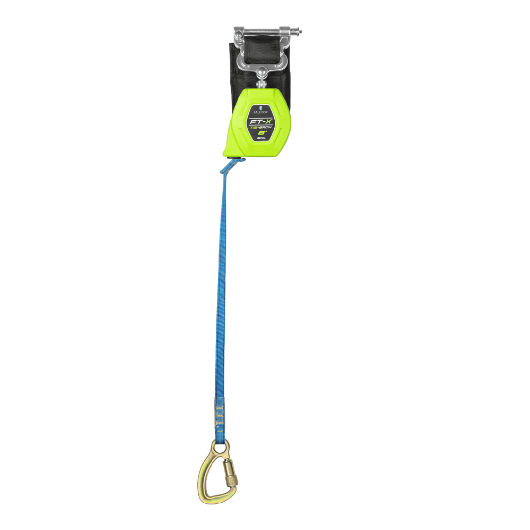 84308SP8 - 8' FT-X™ Web Tie-Back Class 1 Personal SRL-P, Single-leg with Steel 5k Carabiner
