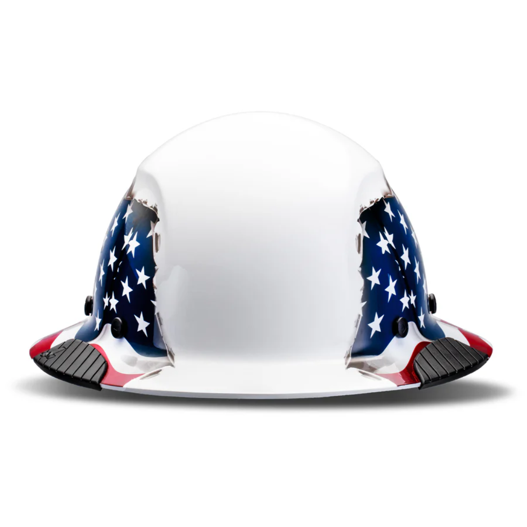 DAX American Flag Full Brim Hard Hat