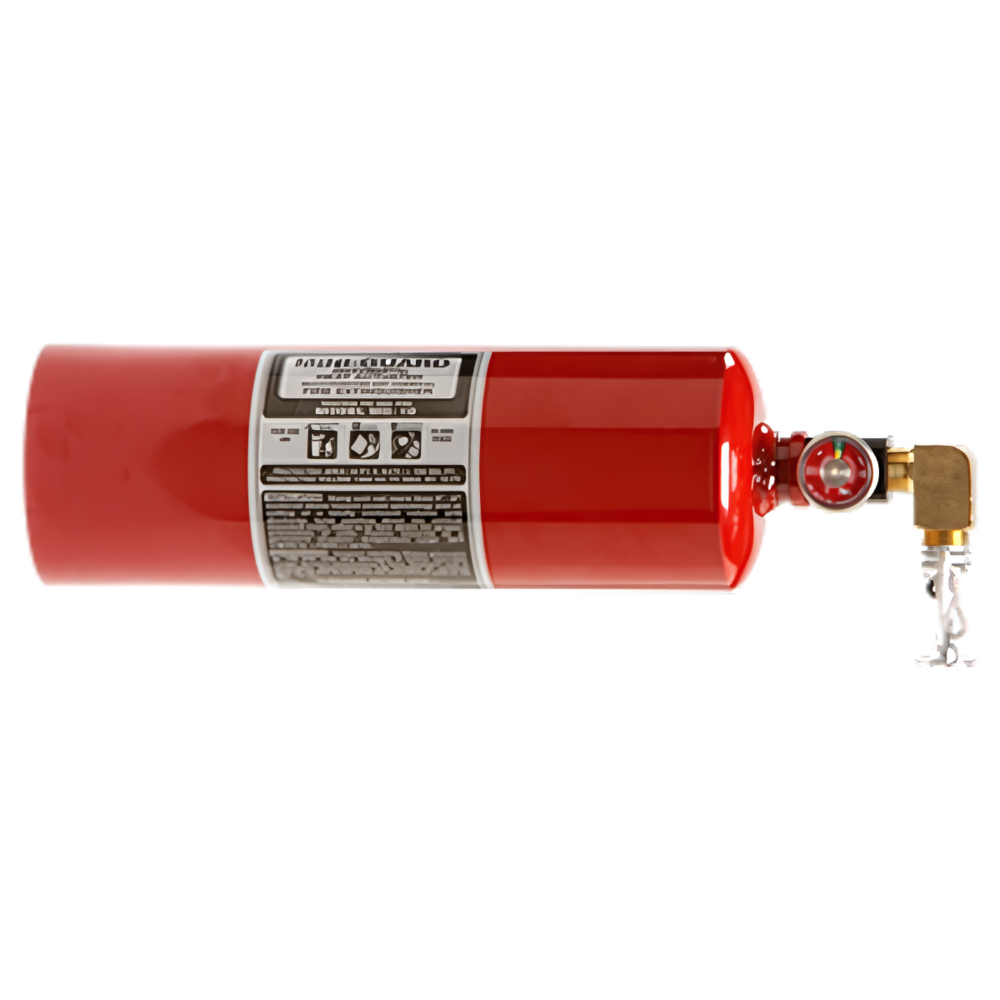 Horizontal Mid-Guard Fire Extinguisher