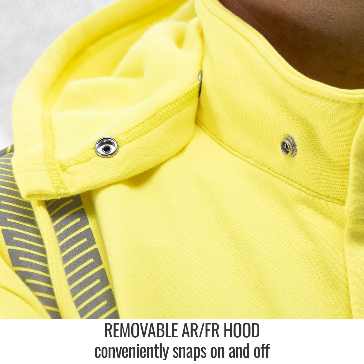 12 oz. Hi-Vis AR/FR Cotton Full-Zip Hooded Sweatshirt