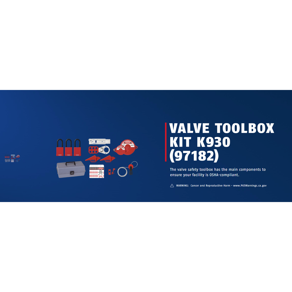 ABUS K930 Electrical, Valve and Combined Lockout Toolbox
