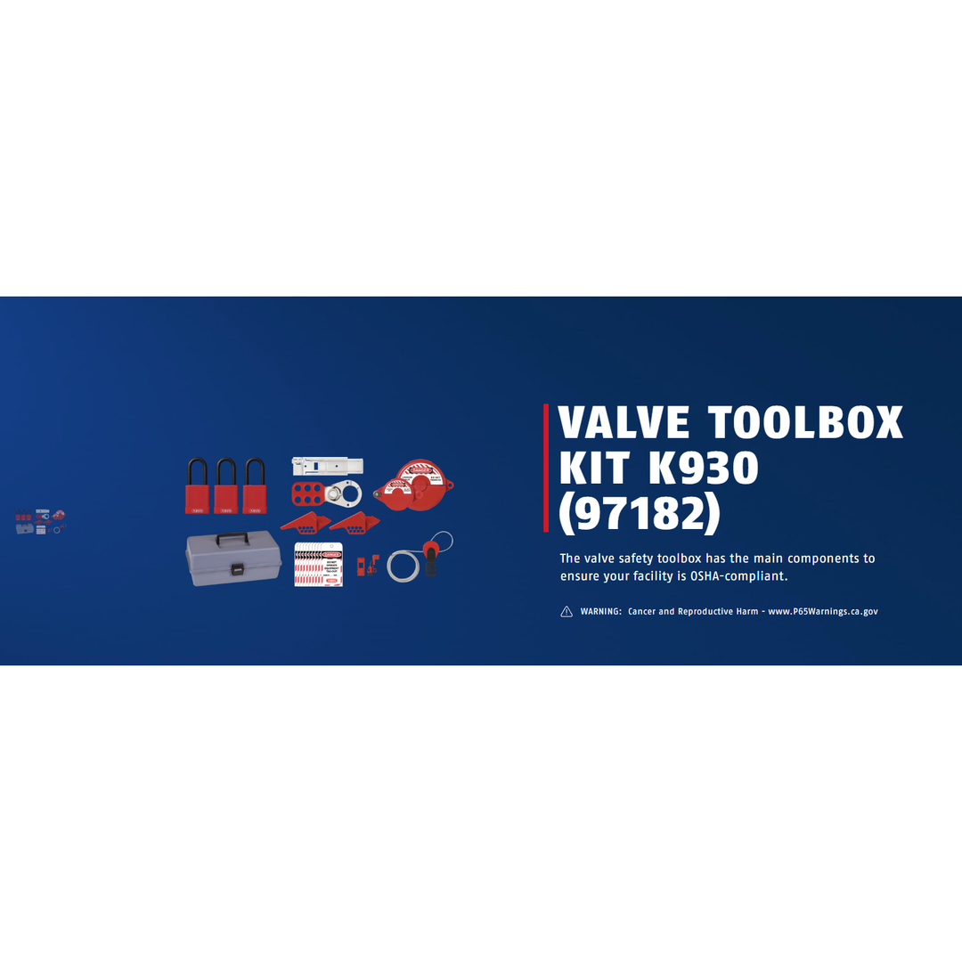 ABUS K930 Electrical, Valve and Combined Lockout Toolbox