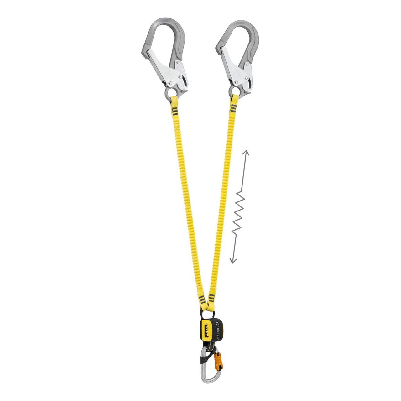 PETZL ABSORBICA-Y MGO Shock Absorbing lanyard