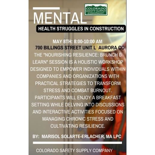 Brunch and Learn CSSC Event-The "Nourishing Resilience: Brunch & Learn" Mental Health in Construction