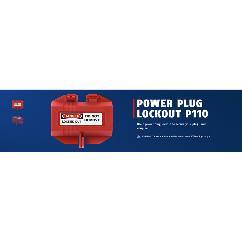 ABUS Power plug lockout P110 110V Electrical & Switch Lockout Device