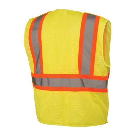 Pyramex Hi-Vis Lightweight Polyester Mesh - Brakaway Closure