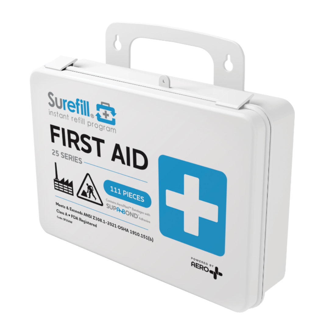 Surefill 25 Series ANSI A First Aid Kit – Weatherproof Case