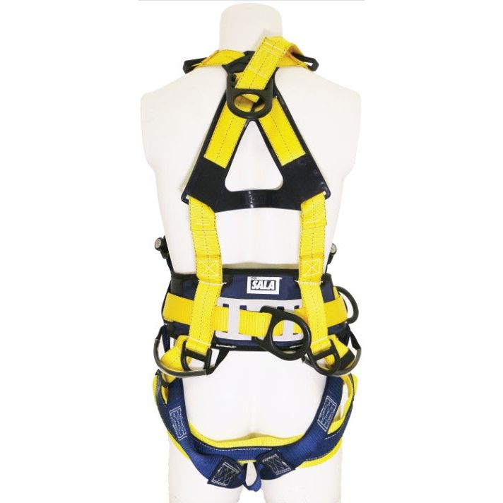 3M™ DBI-SALA® Delta™ Vest Tower Climbing/Positioning Safety Harness with Back D-ring Extension