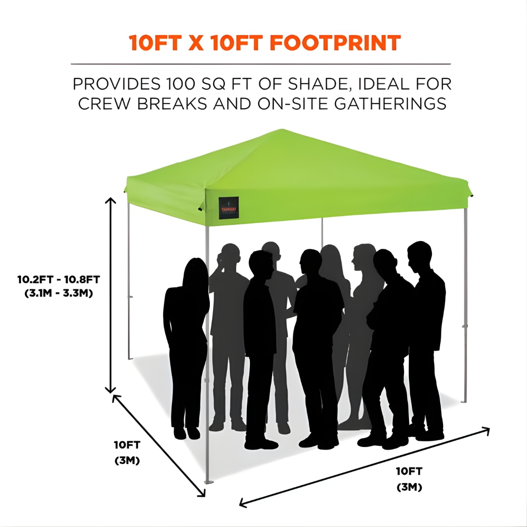 Shax 6001 - Lightweight Pop-Up Tent - 10ft x 10ft