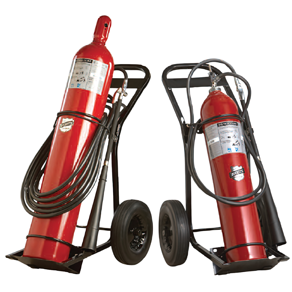 Wheeled Carbon Dioxide Fire Extinguisher