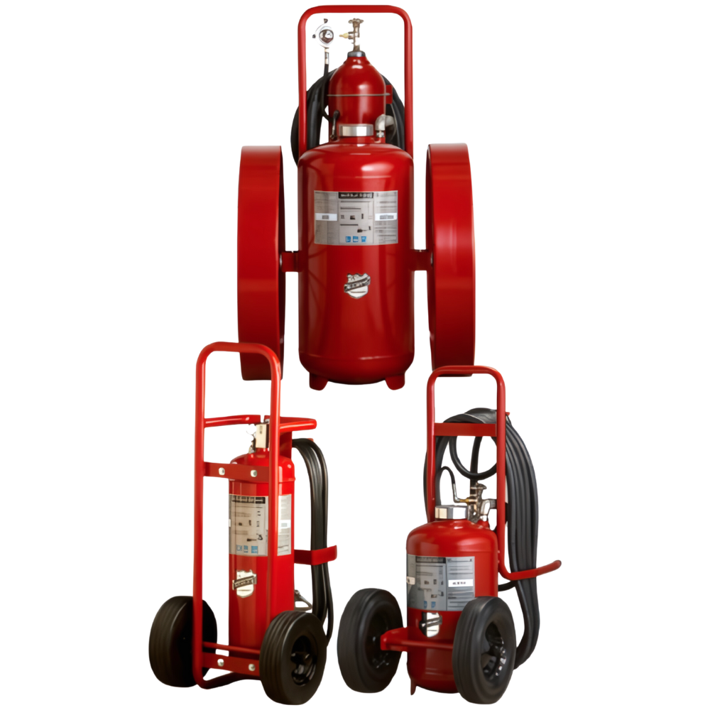 Wheeled Dry Chemical Fire Extinguisher