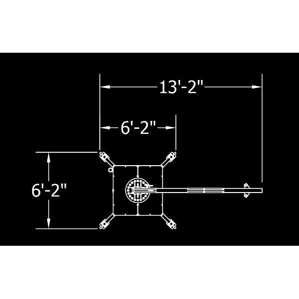 X500: Rotatable 360-Degree Overhead Anchor