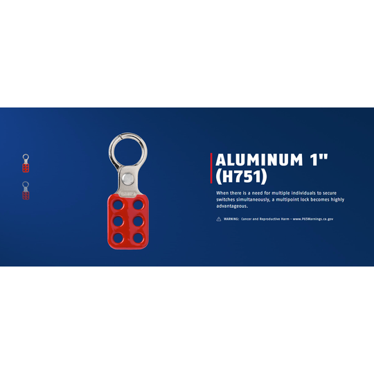 ABUS 751 1” Aluminum Hasp
