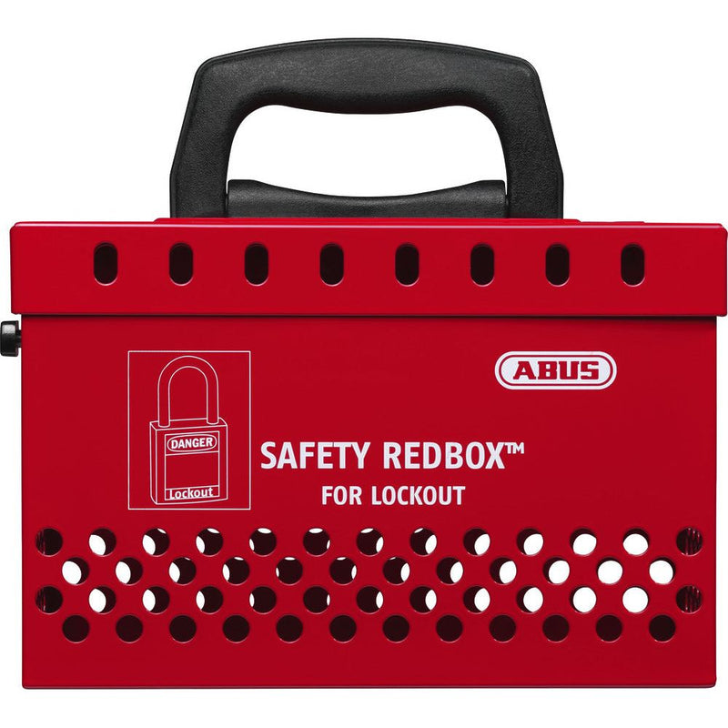 ABUS Standard Redbox w/ 12 padlock eyelets, Red