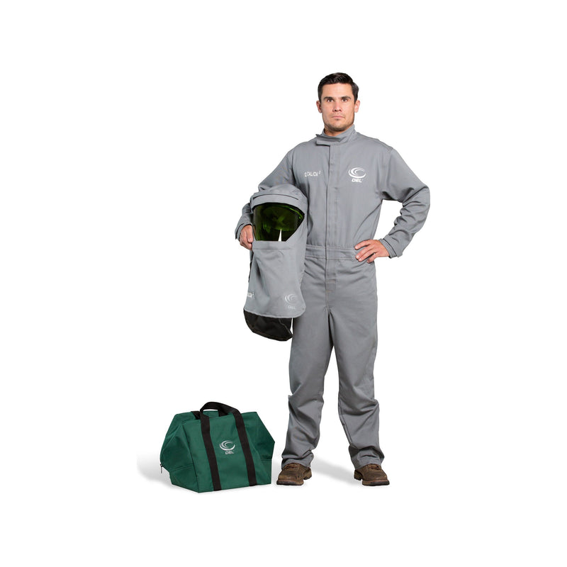 AFW12SH-PFC - 12 Cal FR Shield Coverall Kit with Switch Gear Hood