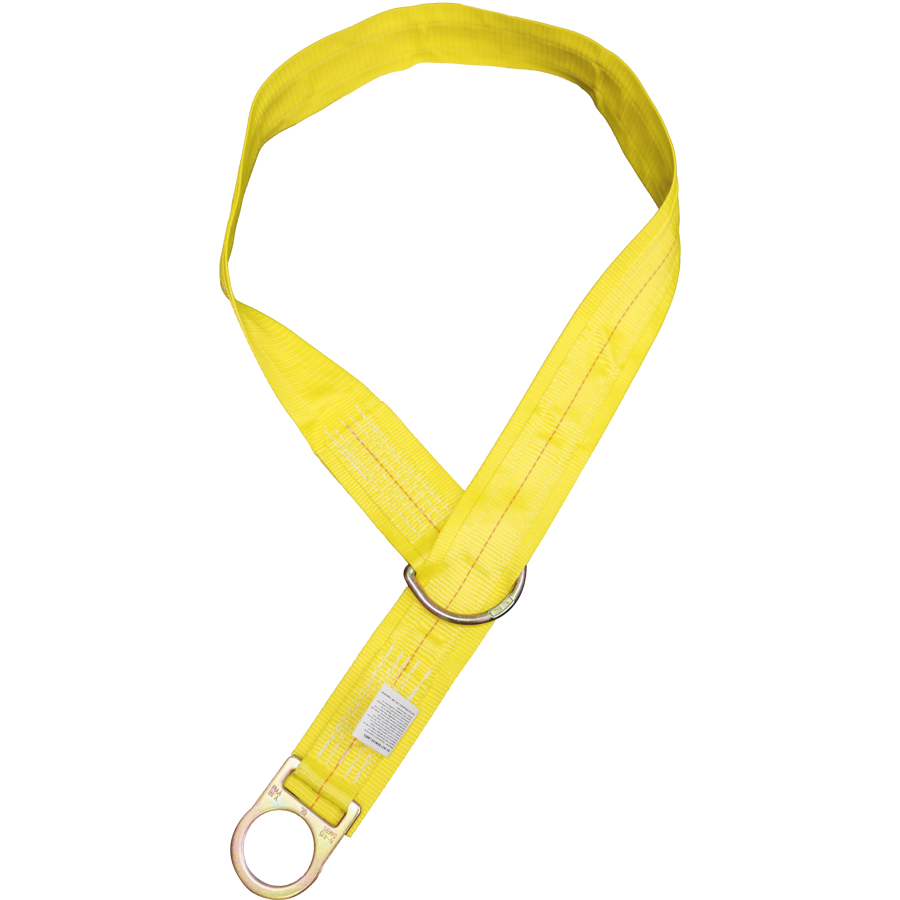 1336-WP - 36" Double D-ring tie-off strap with 3" wear pad