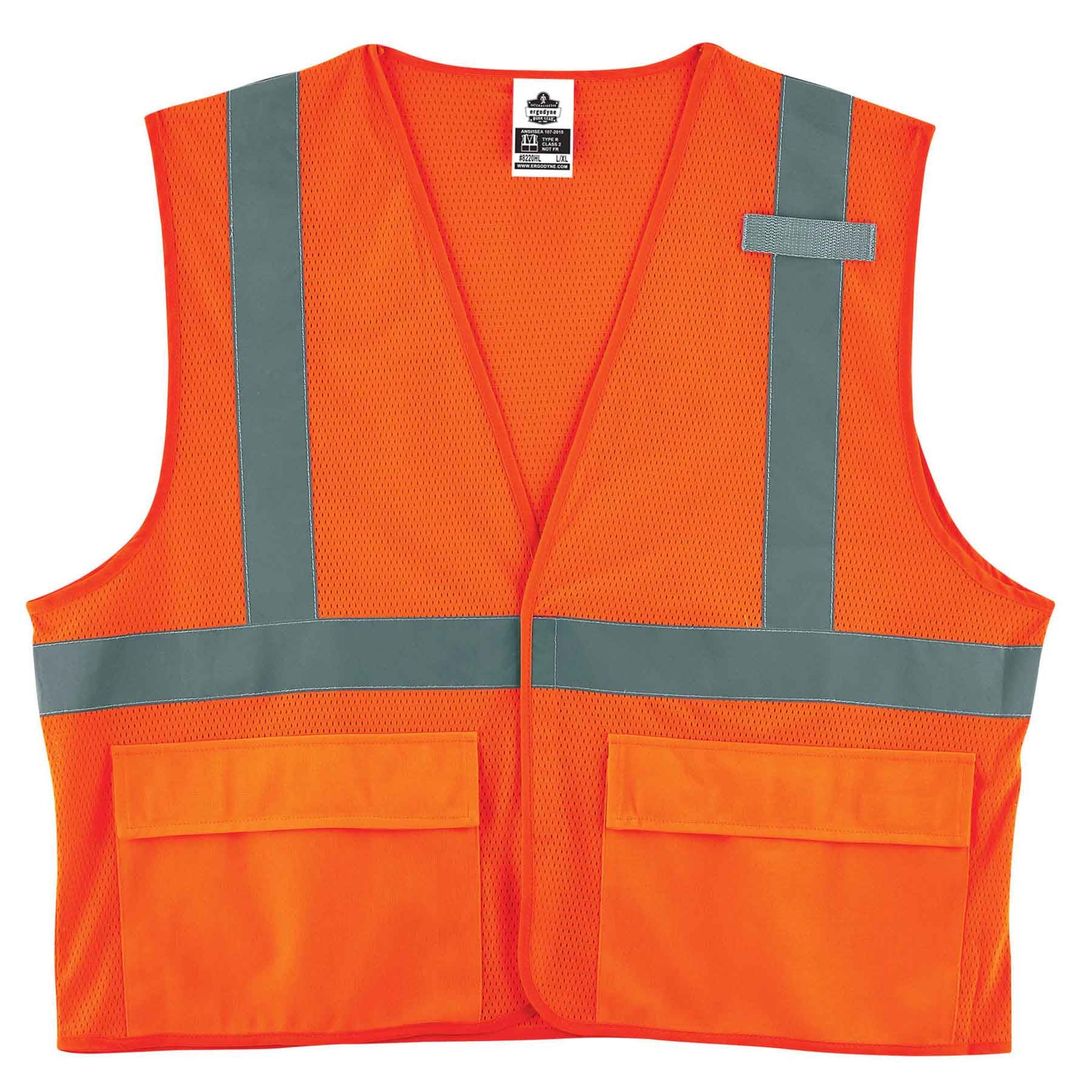 GloWear 8220HL Type R Class 2 Standard Mesh Vest - Pack of 6