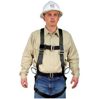 530B-HOT - Welding Positioning Full Body Harness with hip D rings with Kevlar Webbing