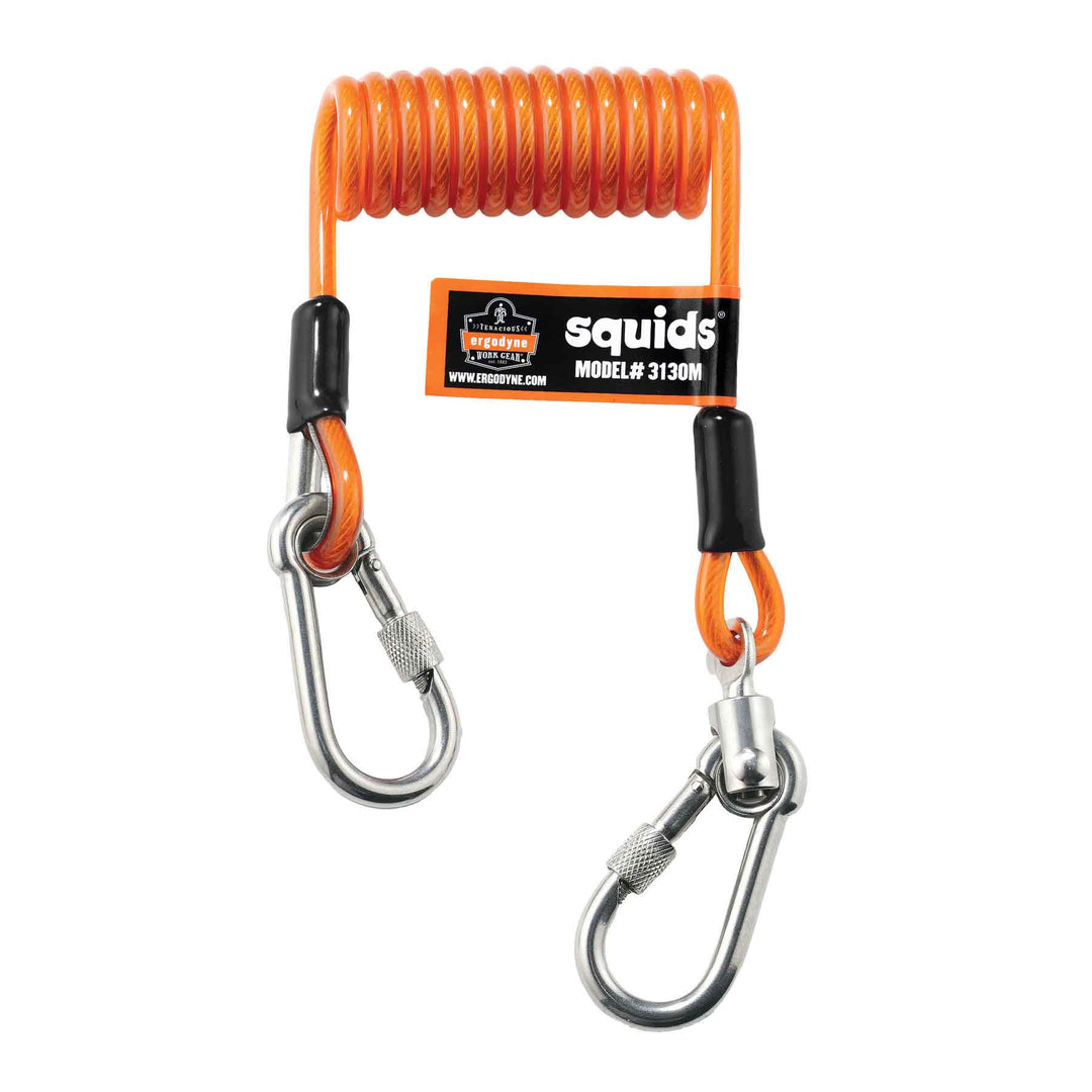 Squids 3130M Coiled Cable Lanyard - 5lb - Pack of 6