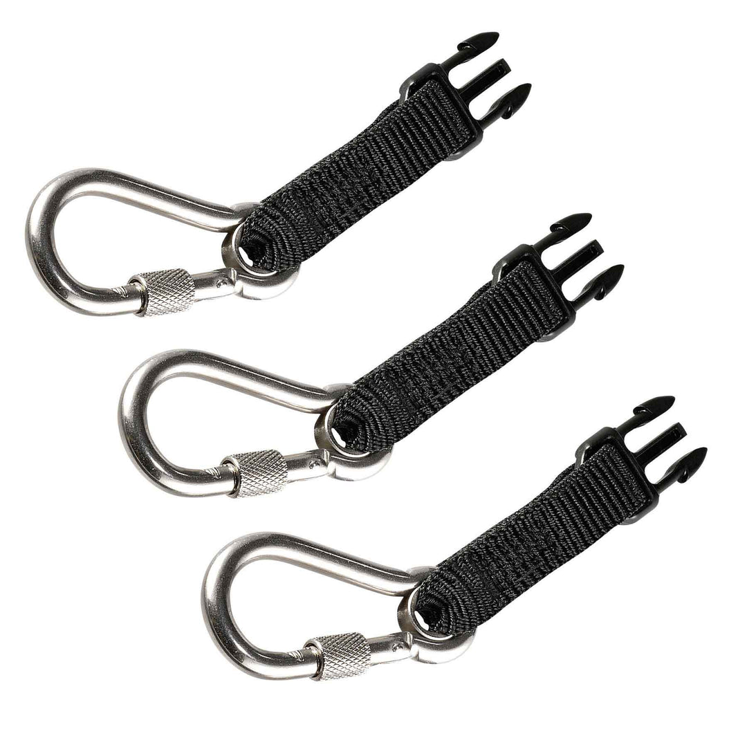 Squids 3025 Accessory Pack Retractables - SS Carabiners