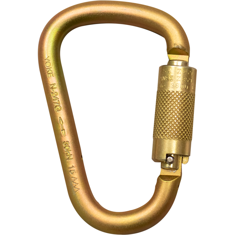 354-4 French Creek Twistlock carabiner with 1" gate opening