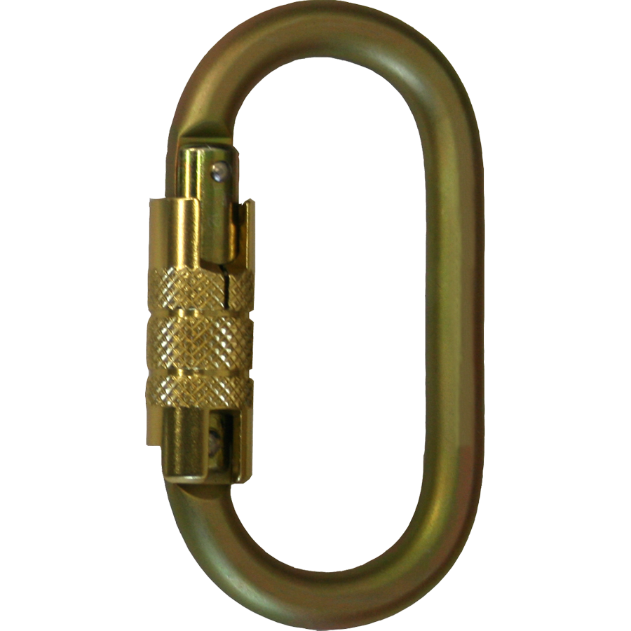 354-6TL Twist lock carabiner with Steel 3/4" gate