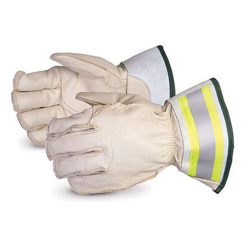 Deluxe Lineman Glove, 2" Reflective Gauntlet Cuff (1 doz)