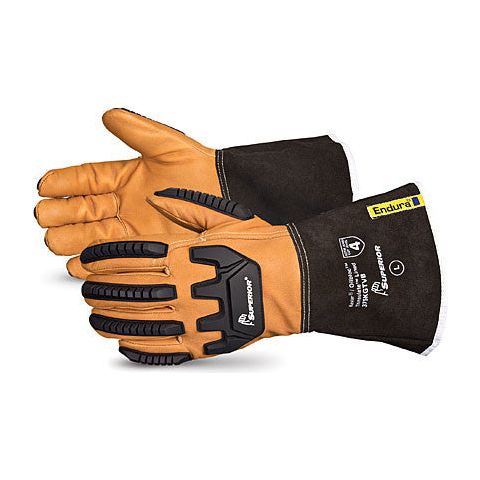 Endura Winter Anti-Impact Kevlar-Lined Goatskin Driver Gloves with Oilbloc?ê’_