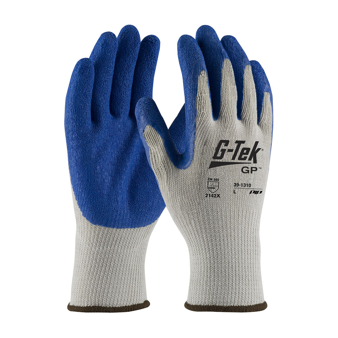 PIP-  G-Tek GP 39-1310 Seamless Knit Cotton / Polyester Glove with Latex Grade (1 Doz)