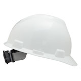 WHITE V-GARD SLOTTED CAP