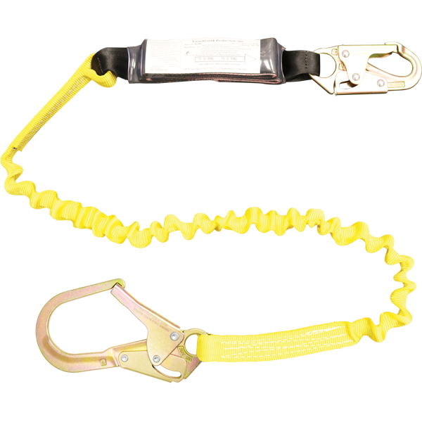 454AS - 6 ft Stretch Style Shock Absorbing Web Lanyard