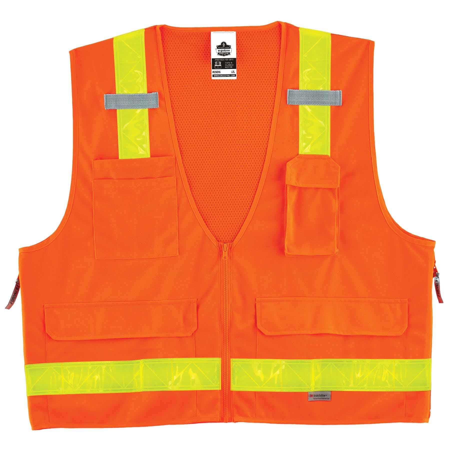 GloWear 8250ZHG Type R Class 2 Hi-Gloss Surveyors Vest