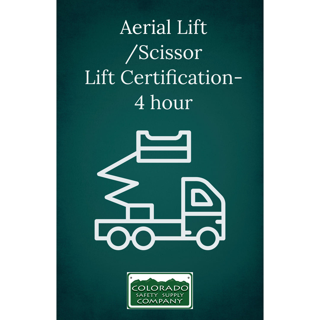Aerial Lift /Scissor Lift Certification- 4 hour