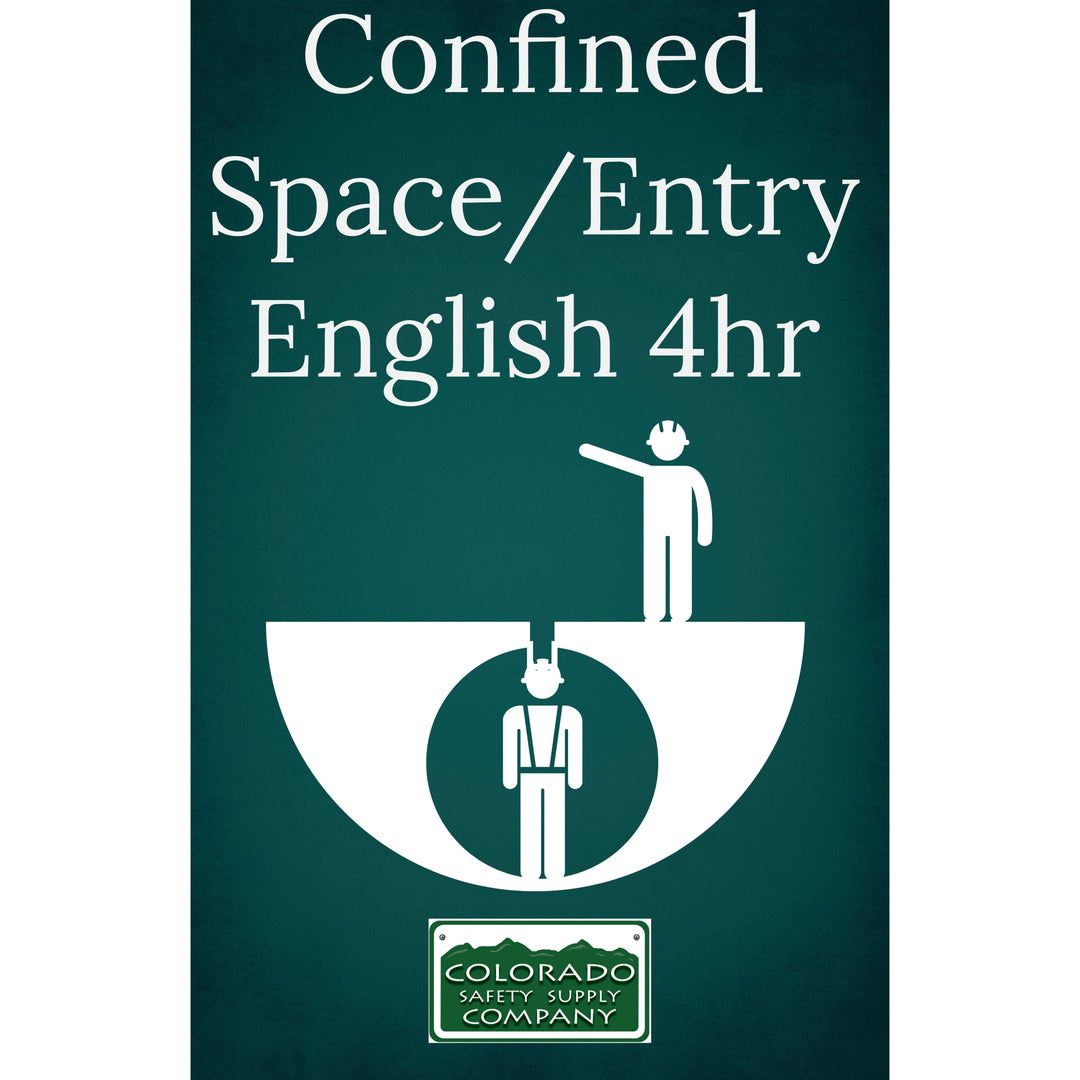 Confined Space Entry/English- 4 hour Class