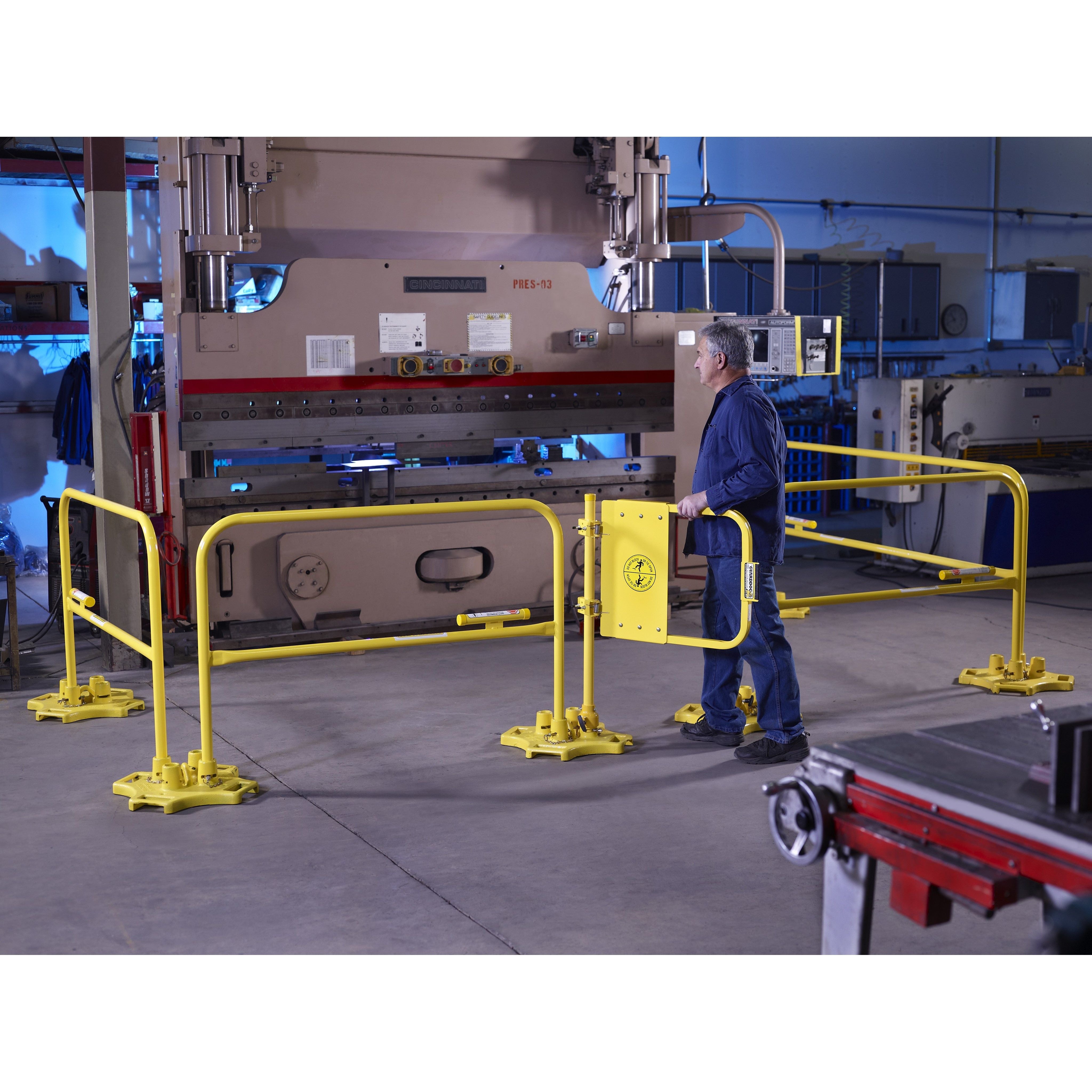 Blue Water GuardDog – Self-Closing Industrial Safety Gate