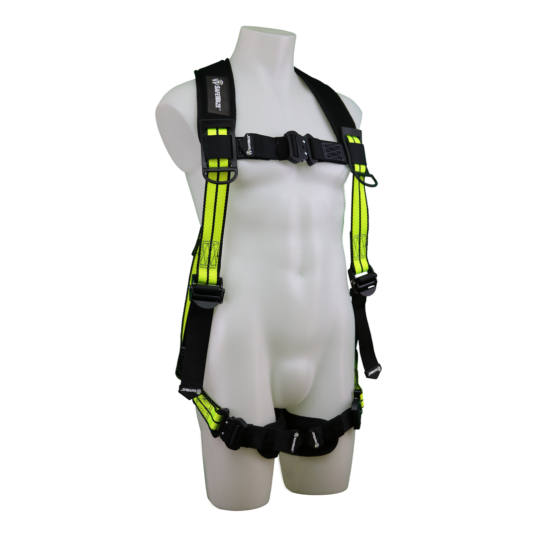 FS-FLEX250 - No-Tangle Single D-Ring Harness with Cool-Air Leg Pads