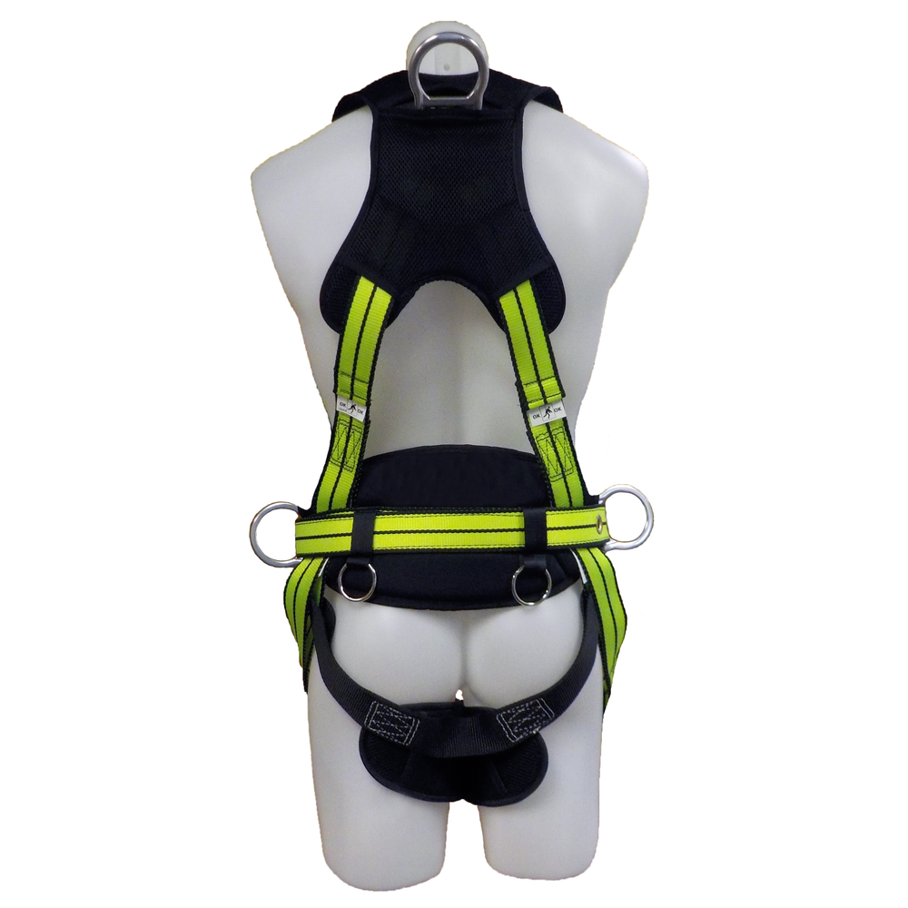 FS-FLEX253-FD - Construction Harness Front D-Ring, Side Positioning D-Rings with Cool-Air Leg Pads