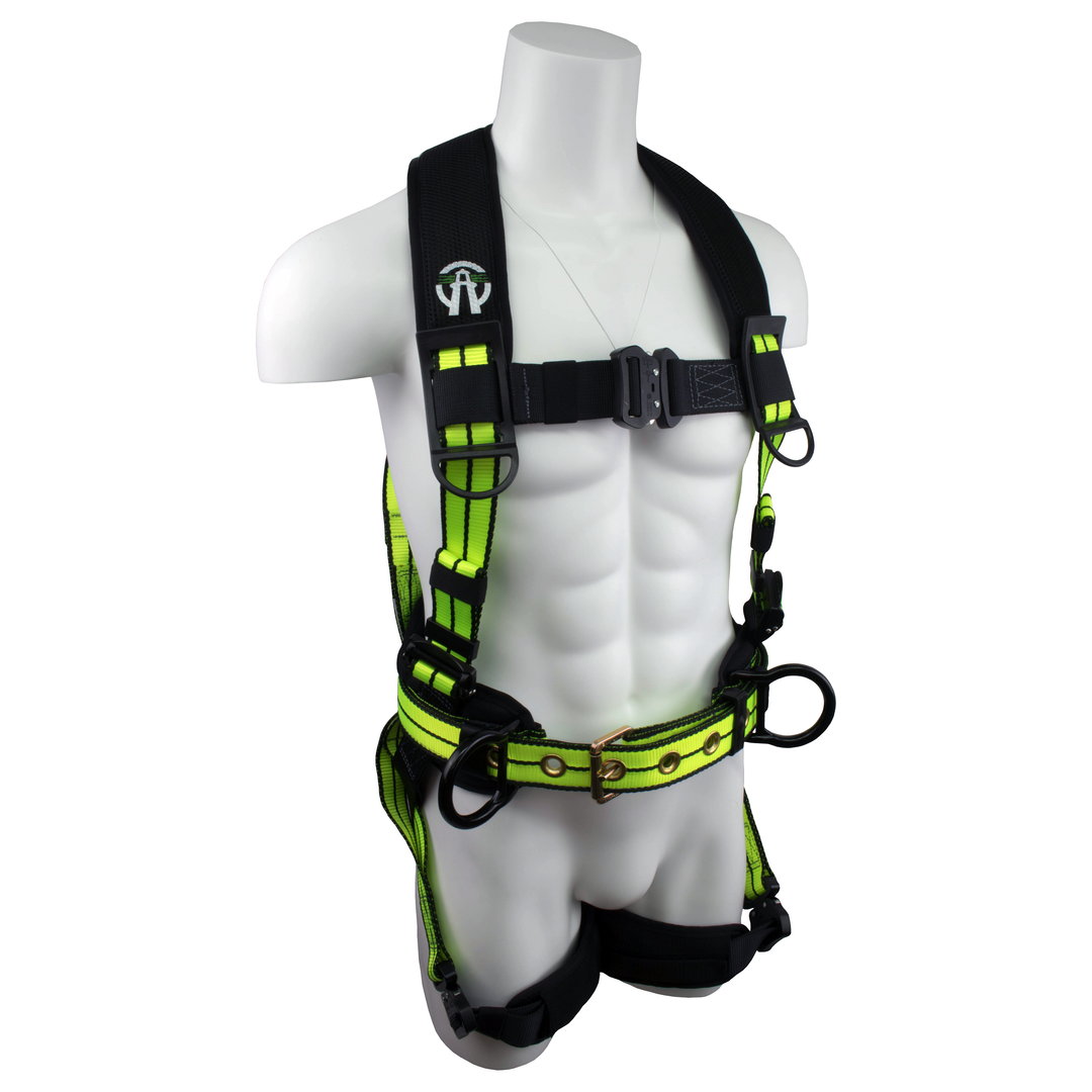 FS-FLEX253 - Construction Harness Three-Ring with Cool-Air Leg Pads