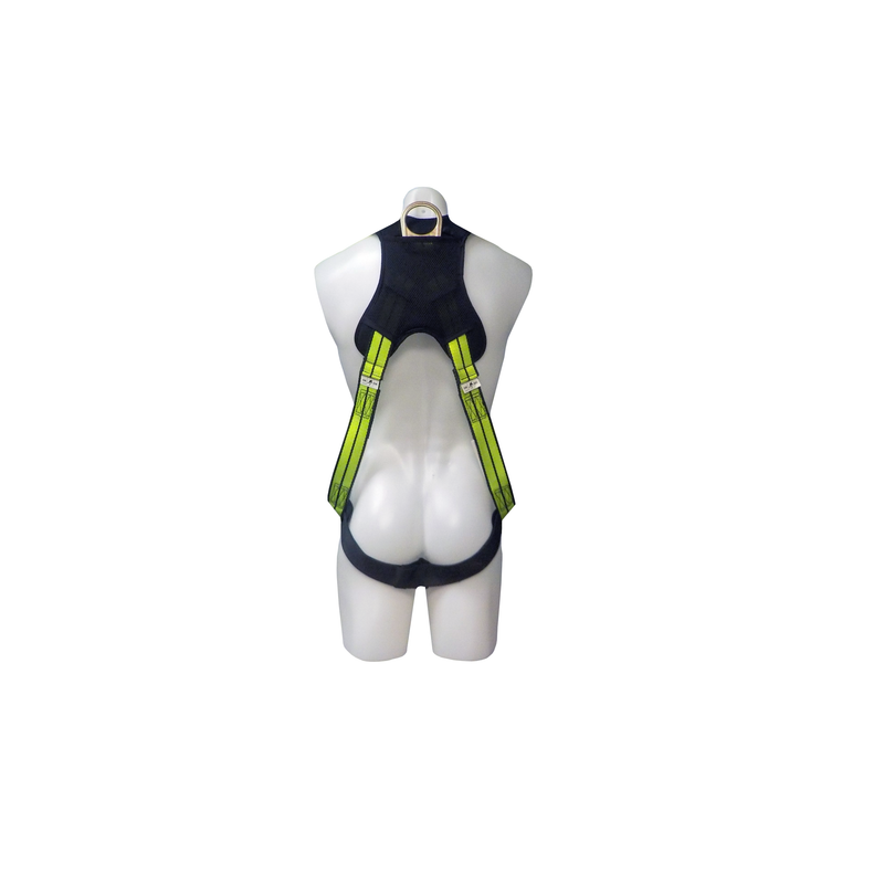 FS-FLEX280 - No-Tangle Single D-Ring Harness with Quick-Connect Chest & Leg Buckles