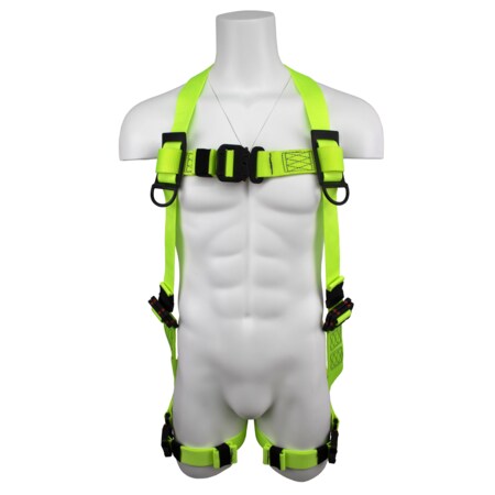 SW77225-UT-QC - Arc Flash Dielectric Harness with Pass through Dielectric on Chest and Quick-Connect Legs