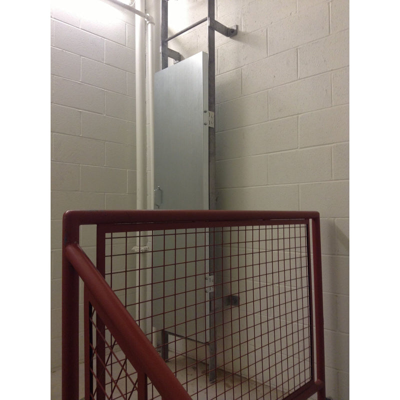 Blue Water Ladder Guard – Industrial Ladder Security Door System