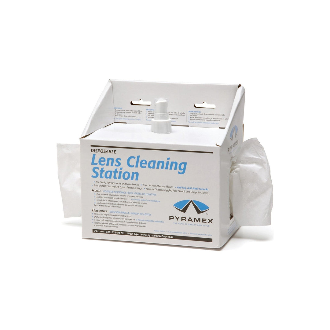 LCS10 - Lens cleaning station with 8 oz. cleaning solution 600 tissues