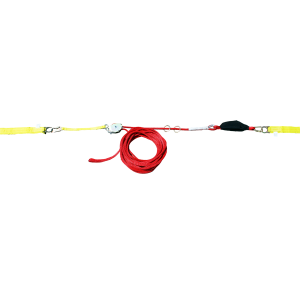 RHLD-30 - 30 ft Temporary Rope Horizontal Lifeline