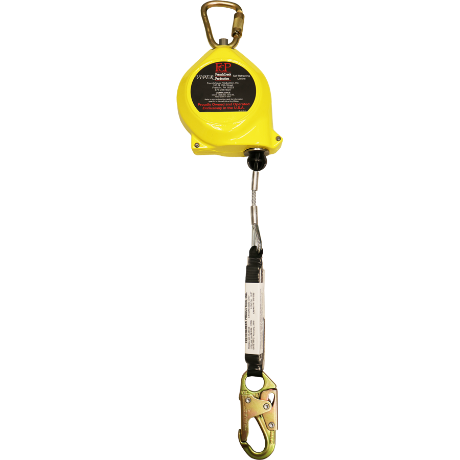 VIP RL25AGZ - 25 ft Self Retracting Lifeline with Galvanized Wire Rope