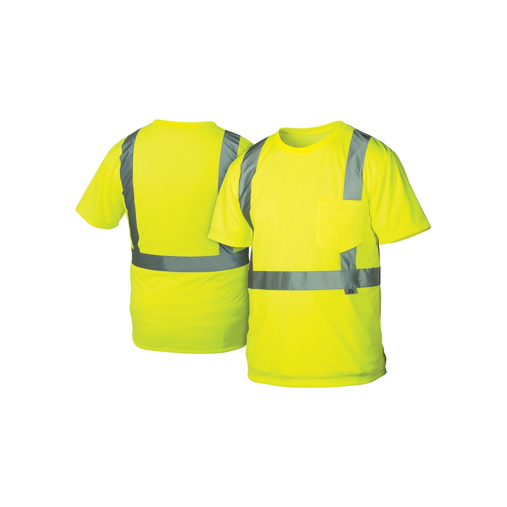 T-shirt Alta Visibilità PORTWEST S190, Taschino, Classe 2, Poliestere, Taglie L-5XL, Giallo