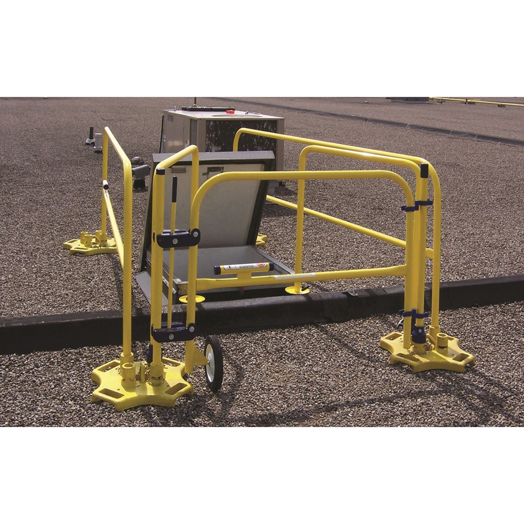 Blue Water-Roof Hatch & Skylight Fall Protection Safety Rails