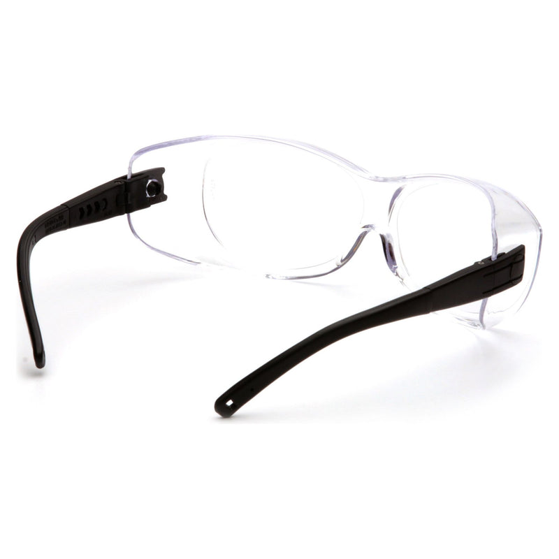 OTS - Clear Lens with Black Temples (Qty 12)
