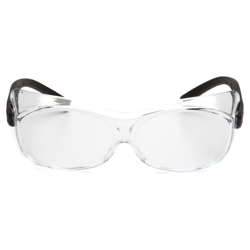 OTS - Clear Lens with Black Temples (Qty 12)