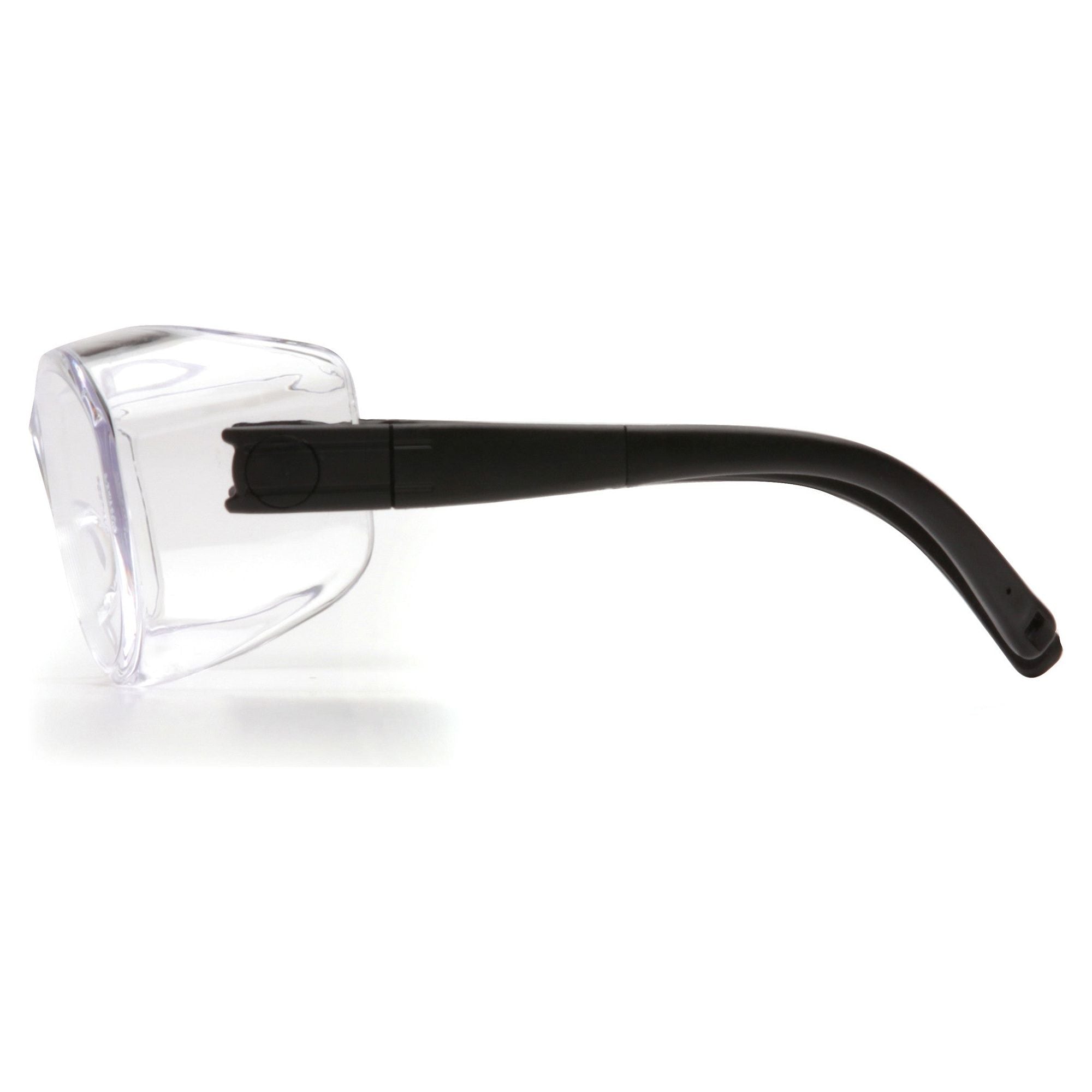 OTS - Clear Lens with Black Temples (Qty 12)